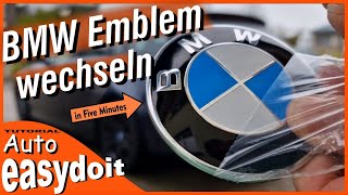 BMW Emblem wechseln BMW Logo austauschen BMW Zeichen vergammelt [upl. by Pevzner]