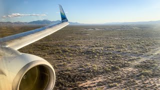 4K HARD Porpoising Afternoon Tucson Landing  Alaska Airlines  Boeing 737990  TUS [upl. by Olegna]