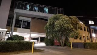 Muliebrity projection on the Bridge commissioned by Kingston Arts for Midsumma Festival 2017 [upl. by Pittel]