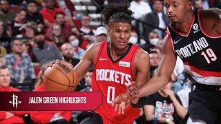 Jalen Green Highlights  Houston Rockets [upl. by Ahsiaa961]