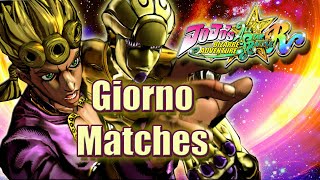 Jojos Bizarre Adventure All Star Battle R  Giorno Giovanna Wryyy Matches [upl. by Drofhsa]