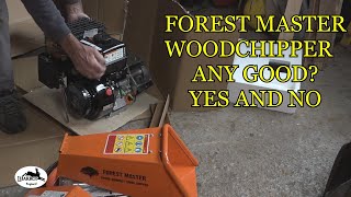 forest master wood chipper any good yes and NO [upl. by Ynottirb]