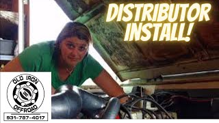 International Harvester how to distributor install [upl. by Kavanaugh]