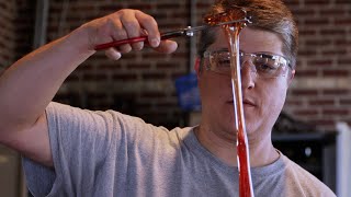 Aaron Jasso Glass Blowing Instructor at CityArts [upl. by Bradney]