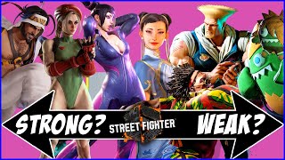 TIER LIST  Ranking the top 10 characters in Street Fighter 6 is HARD [upl. by Soilisav434]