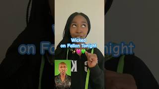 🩷💚my GOOD friends and I doing the fallontonight Wicked Song 🧹✨wickedmovie glinda elphaba [upl. by Joan]