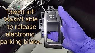 10th gen civic electronic parking brake switch replacement [upl. by Borries346]