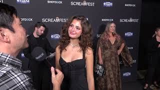 Brooklyn Van Zandt Carpet Interview for Seek and Hide  Screamfest 2024 [upl. by Aristotle]