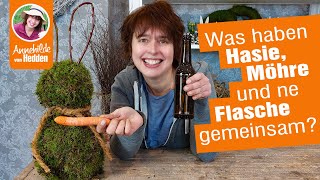 Ostern dekorieren  DIY Deko für Blumenkübel oder als selbst gemachte Osterhasen Geschenkidee [upl. by Delp]