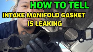 Symptoms of a Bad Intake Manifold Gasket Leaking and when Replacement is Necessary [upl. by Elahcim]