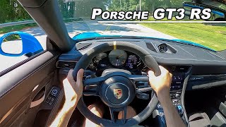 2019 Porsche 911 GT3 RS  Screaming 9000 RPM Flat Six POV Binaural Audio [upl. by Nytsirk631]