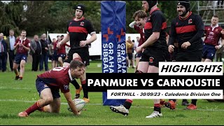 Panmure 22 v 9 Carnoustie Highlights [upl. by Livia]