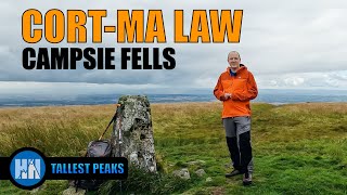 Tallest Peak in North Lanarkshire  Cortma Law  Campsie Fells Lecket Hill [upl. by Anada]