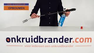 Kinzo gas onkruidbrander Product video  onkruidbrandercom [upl. by Lanoil434]