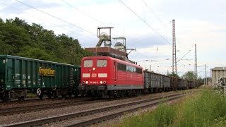 DB 151 0825 mit einem CFL Güterzug in Luisenthal [upl. by Cissej738]