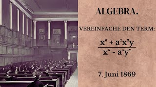 UNIAUFNAHMETEST in MATHE von 1869 Kannst Du bestehen🤔📝Mathe Test [upl. by Jacoby]