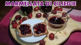 MARMELLATA DI CILIEGIE NATURALE FATTA IN CASA CON IL BIMBY  Ricetta facile e veloce [upl. by Sirromaj844]