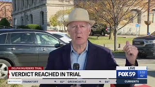 FOX59 Russ McQuaid observes Richard Allens escort convoy leaving Carroll County Courthouse [upl. by Devona]