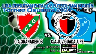 240901 TLDFSM Clausura 2024  CAGranaderos vs CAJuventud Guadalupe [upl. by Oicram]