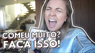 DIETA PÓS EXAGEROS E UM DIA PARA MUDAR A SUA VIDA  VLOG DAY [upl. by Cl]