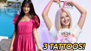 Nancy Mcdonie Momoland proudly showed off her 3 sets of tattoos when did she get them [upl. by Christalle]