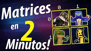 MATRICES en 2 Minutos [upl. by Rosalinda535]