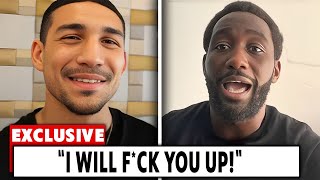 quotTerence Crawford and Teofimo Lopez Clash in Heated OffRing Encounterquot [upl. by Barnabe]