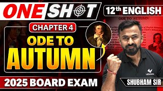 Class 12 English Poetry Chapter 4 One Shot  Ode To Autumn 12th English One Shot Bihar Board [upl. by Kwan13]