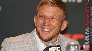 TJ Dillashaw Dishes on Beating Renan Barao at UFC 173 [upl. by Akelam]