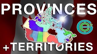 CANADA Provinces  Territories explained Geography Now [upl. by Atikan765]