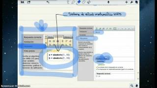 Wiris Quizzes 1 Pestaña quotVariablesquot y el sistema de cálculo matemático Wiris [upl. by Dumanian]