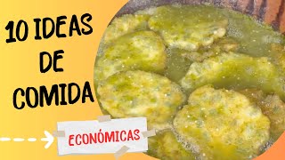 10 COMIDAS CASERAS MEXICANAS ECONÓMICASFABI ZEA [upl. by Asirap]