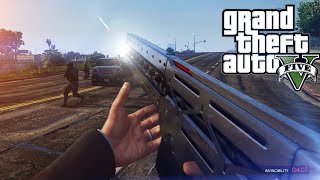 GTA V  Railgun Gameplay [upl. by Thaine505]