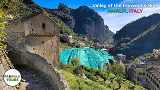 Amalfis Valle dell Ferriere Valley of the Ironworks Hike  4K  with Captions [upl. by Llehsram931]