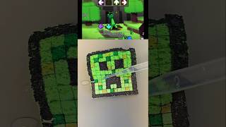 I drew a MINECRAFT CREEPER with a magic sponge [upl. by Jollenta720]