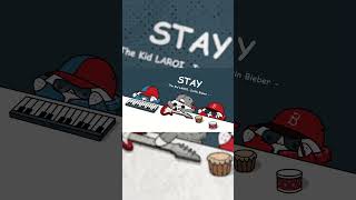 The Kid LAROI Justin Bieber  STAY cover by Bongo Cat 🎧 [upl. by Elbag]