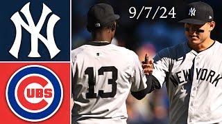 New York Yankees  Chicago Cubs  Game Highlights  9724 [upl. by Alsworth]