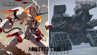 Strelitzia vs Cataphract Armored Core VI [upl. by Woodberry]