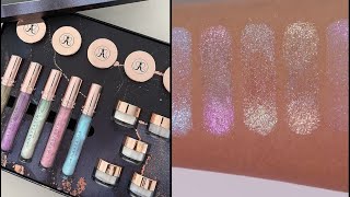 Anastasia Beverly Hills Cosmic Collection Swatches [upl. by Ardnaeel396]