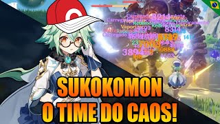 SUKOKOMON O TIME DO CAOS  GUIA COMPLETO [upl. by Arinayed]