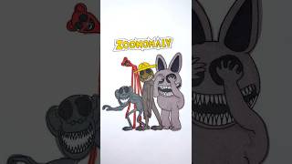 Zoonomaly Coloring Pages shortsvideo youtubeshorts art [upl. by Asihtal]