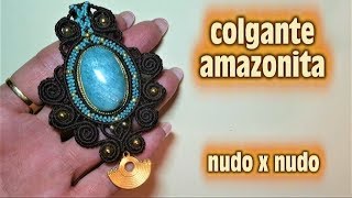 COMO HACER UN COLGANTE DE MACRAME [upl. by Lister349]