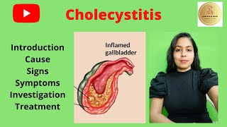 Cholecystitis in Hindi Cause Sign Symptoms Investigation Treatment  Dr Shipra Mishra [upl. by Toomay]