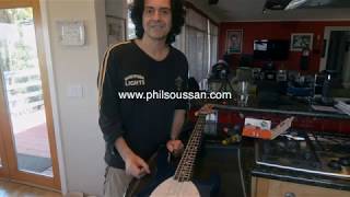 Phil Soussan Bass tips and tricks  Stringing [upl. by Sabrina]