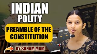 Preamble of Indian Constitution  Importance of Preamble  Indian Polity upscexamprep upsc [upl. by Cecily]