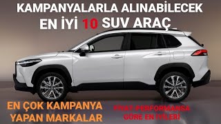 KAMPANYALI EN İYİ 10 SUV ARAÇ  KASIM 2023 SIFIR OTOMOBİL KAMPANYALARI ALINACAK SUV ARAÇLAR İNDİRİM [upl. by Llain]