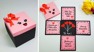 🎀Hermosa cajatarjeta hecha a mano🎀😍Mothers Day Card Día de la madre😘Valentines Day box card idea [upl. by Dexter]