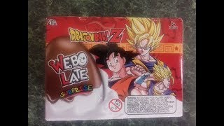 Kinder Sorpresa De Dragon Ball Z Webo Late SurpriseChoco Egg Version Doble [upl. by Hardan]