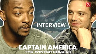 Anthony Mackie amp Sebastian Stan CAPTAIN AMERICA THE WINTER SOLDIER Interview 2014  Marvel [upl. by Nada]