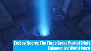 Genshin Impact  Erebos Secret The Three Great Martial Trials Enkanomiya World Quest [upl. by Sneed]